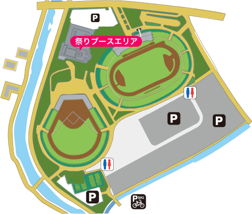 展示エリアの位置