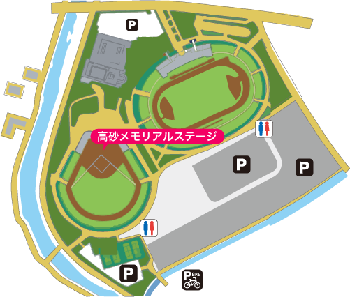 ステージの位置